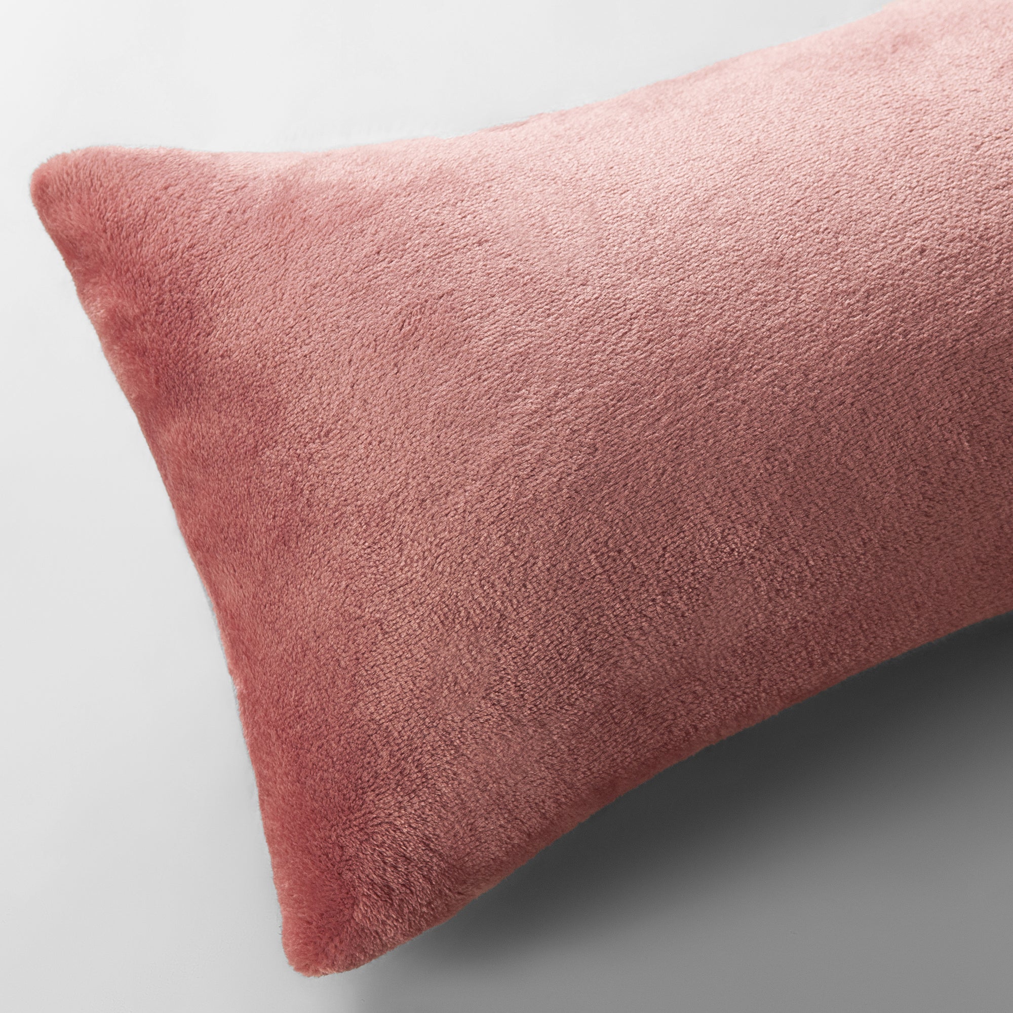 The Linen Company Accessories Dusty Rose Plush Cushion