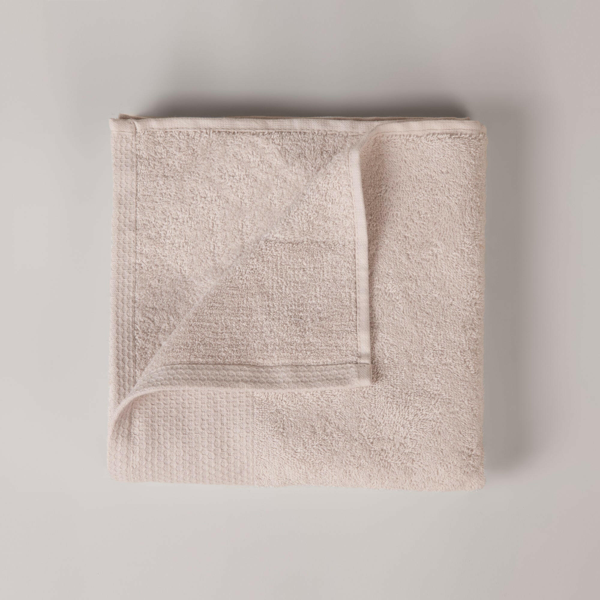 The Linen Company Accessories Hand Beige Pentagonal Hand Towel