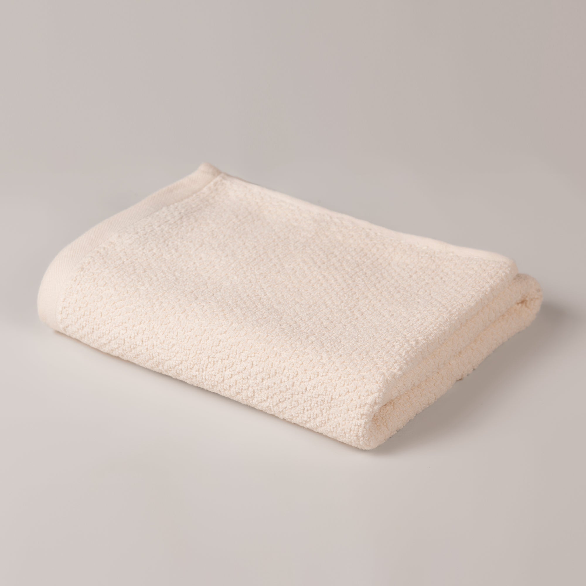 The Linen Company Accessories Hand Ivory Geometric Hand Towel