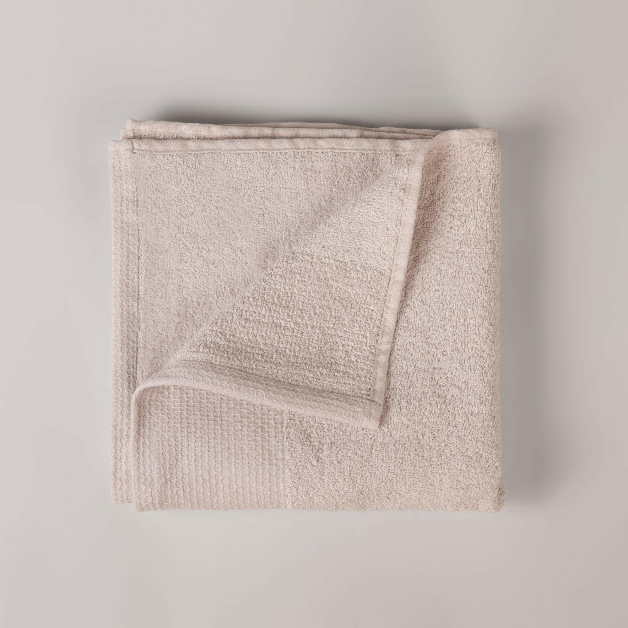 The Linen Company Accessories Hand Ivory Pentagonal Hand Towel