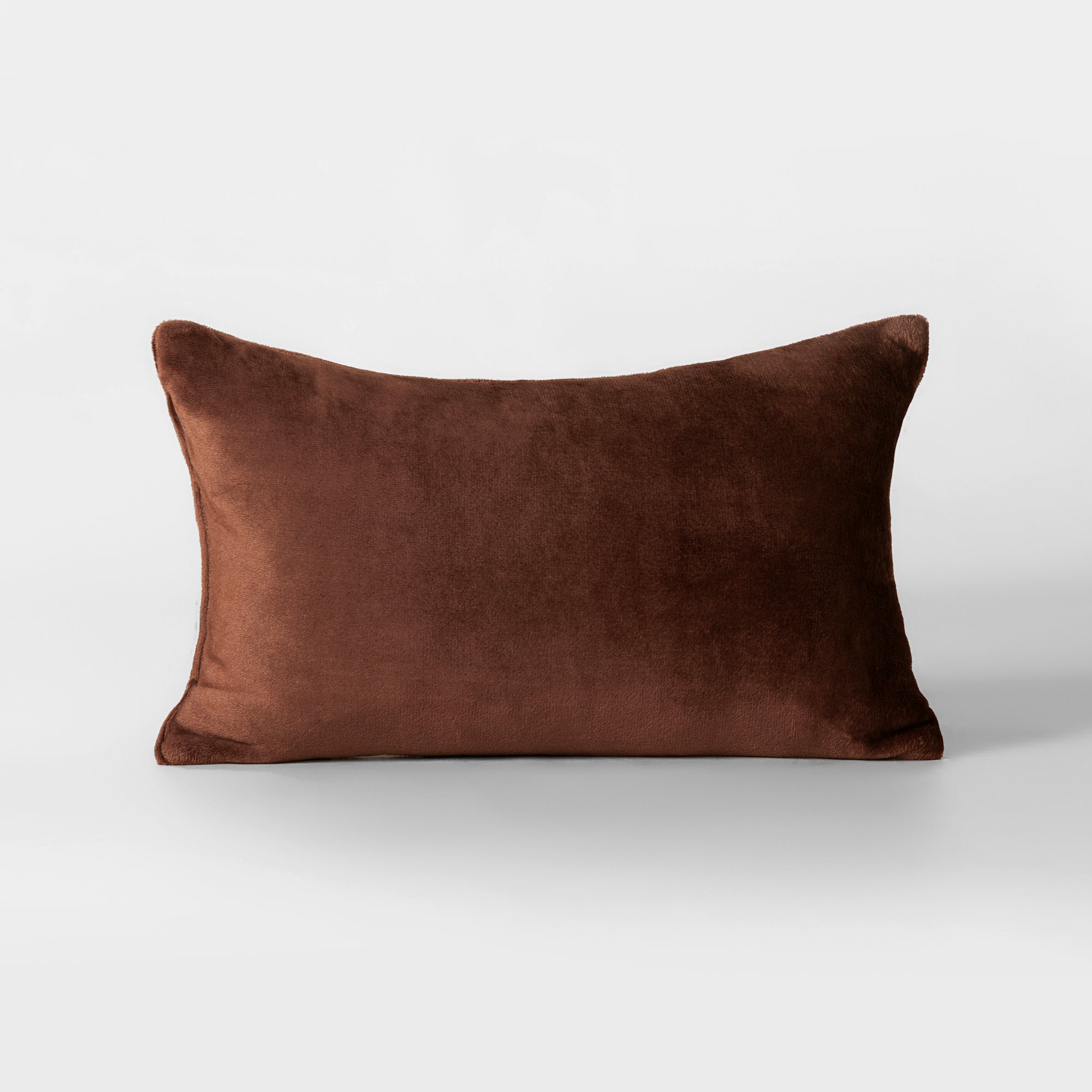 The Linen Company Accessories Rectangular Brown Plush Cushion