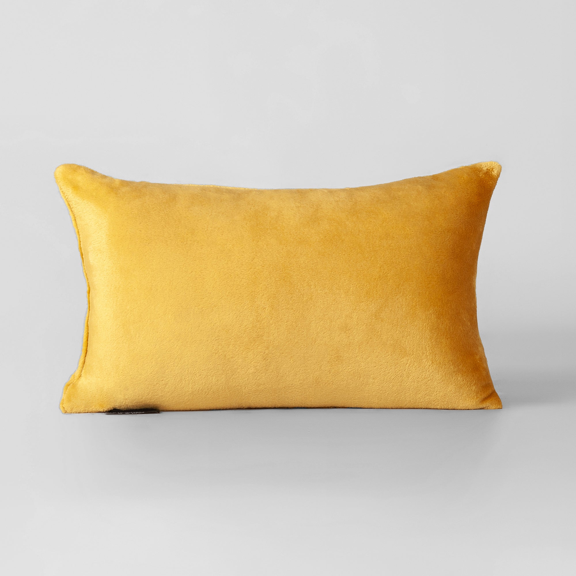 The Linen Company Accessories Rectangular Mustard Plush Cushion