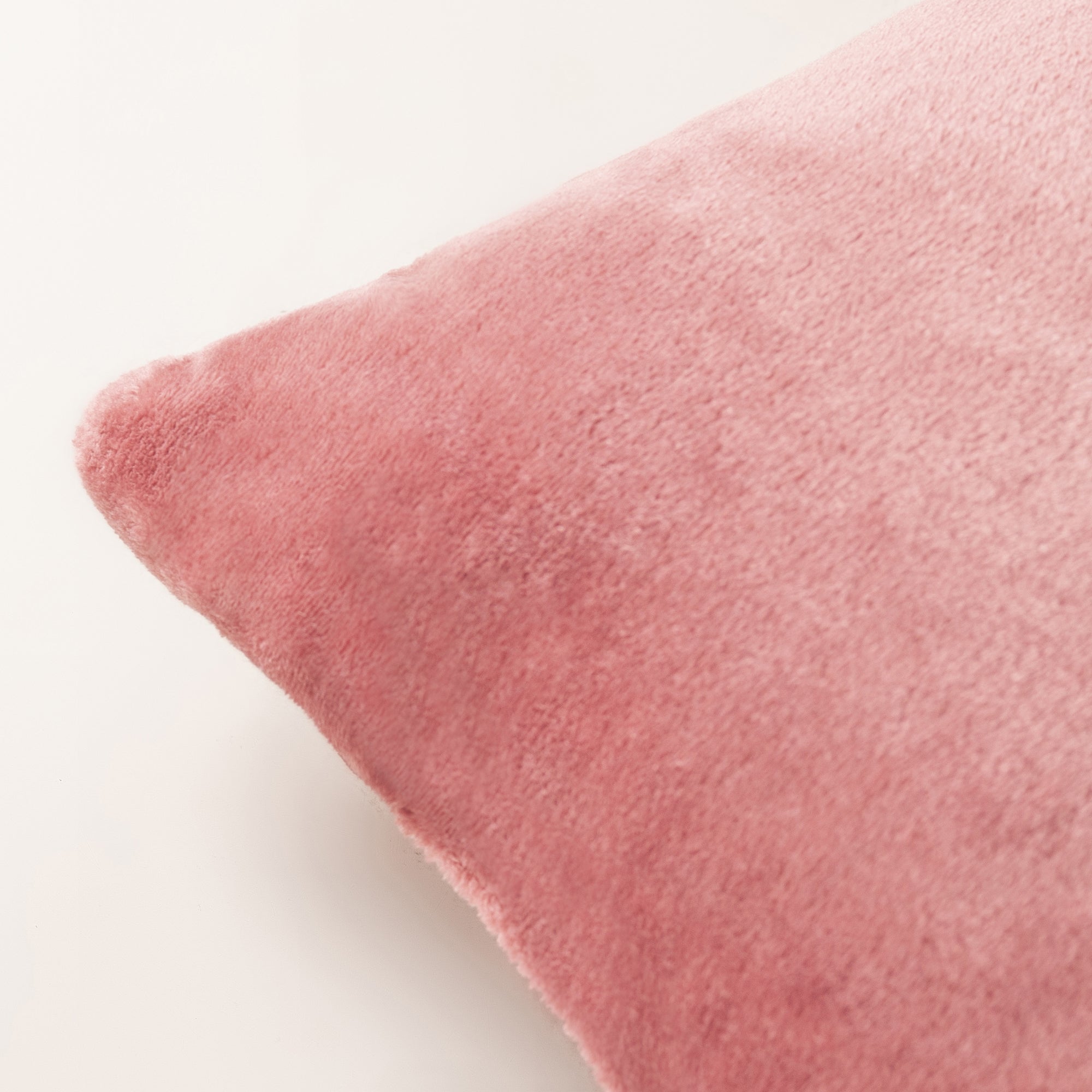The Linen Company Accessories Rose Pink Plush Cushion