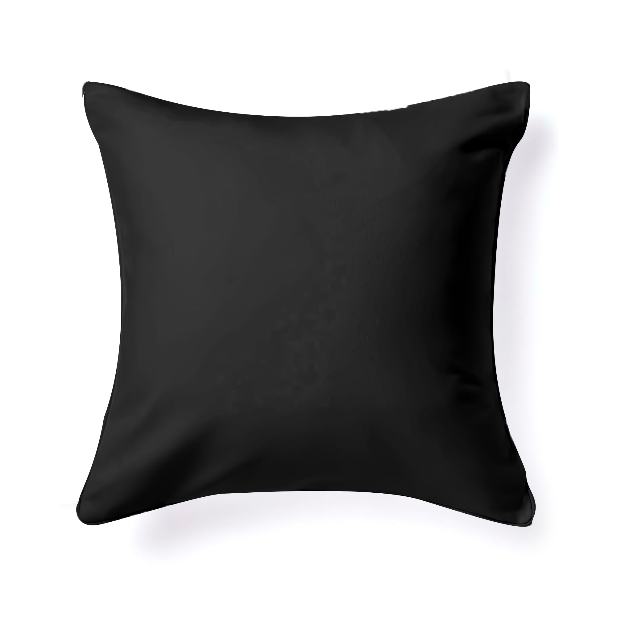 The Linen Company Accessories Standard Black Solid Cushion Cover