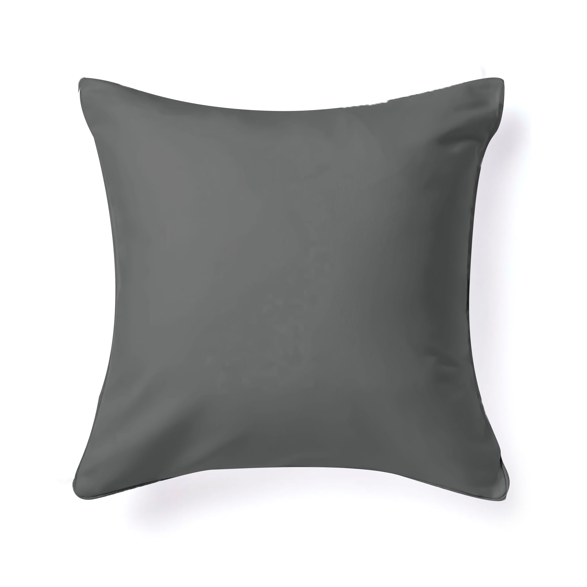 The Linen Company Accessories Standard Charcoal Solid Cushion Cover