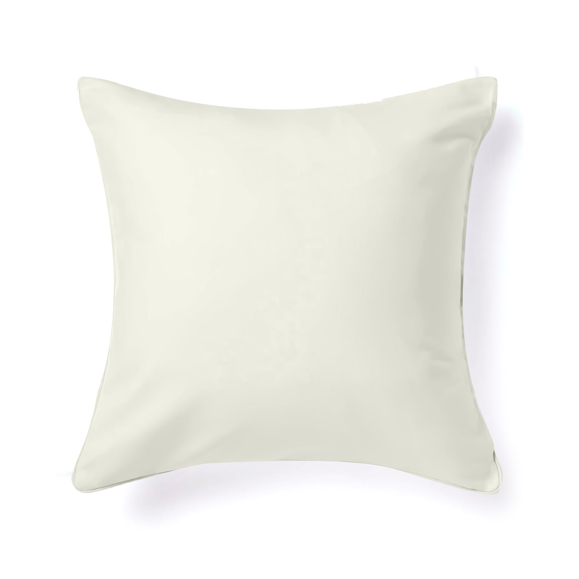 The Linen Company Accessories Standard Ivory Solid Cushion Cover