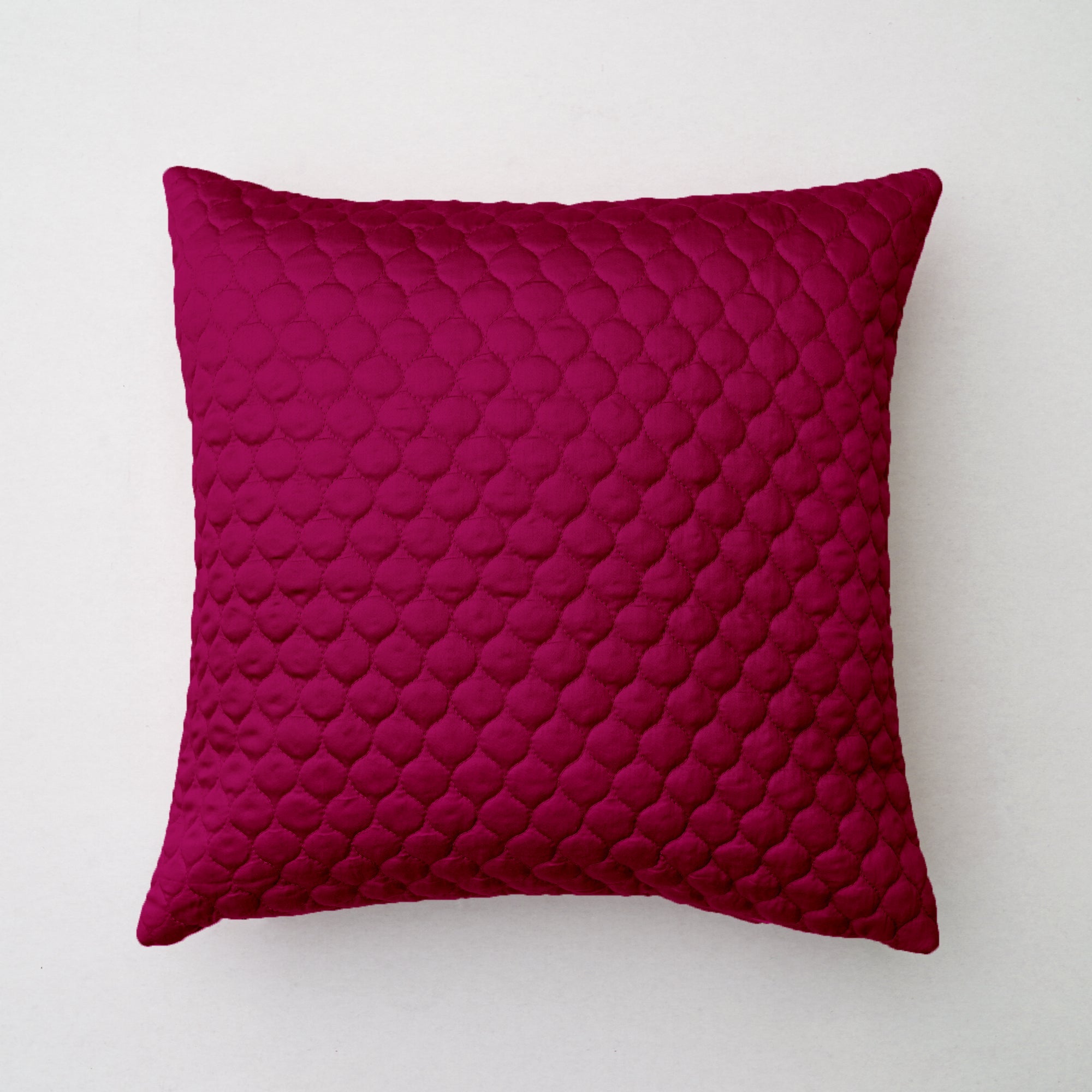 The Linen Company Accessories Standard Magenta Pink Solid Cushion Cover