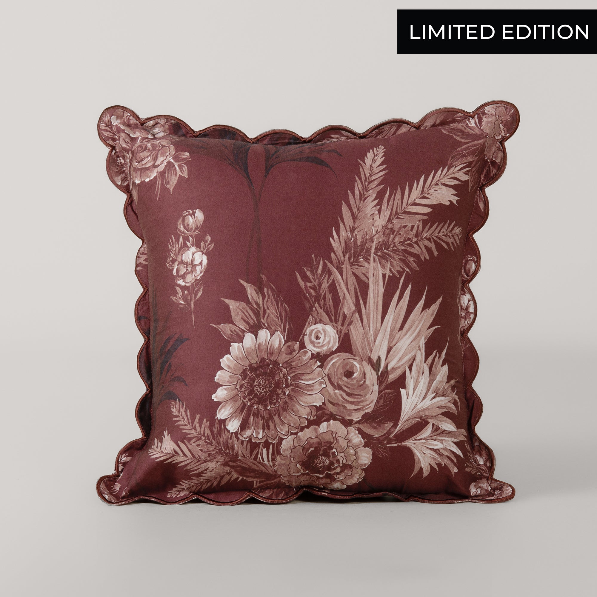 The Linen Company Accessories Standard Mulberry Medley Cushion Cover