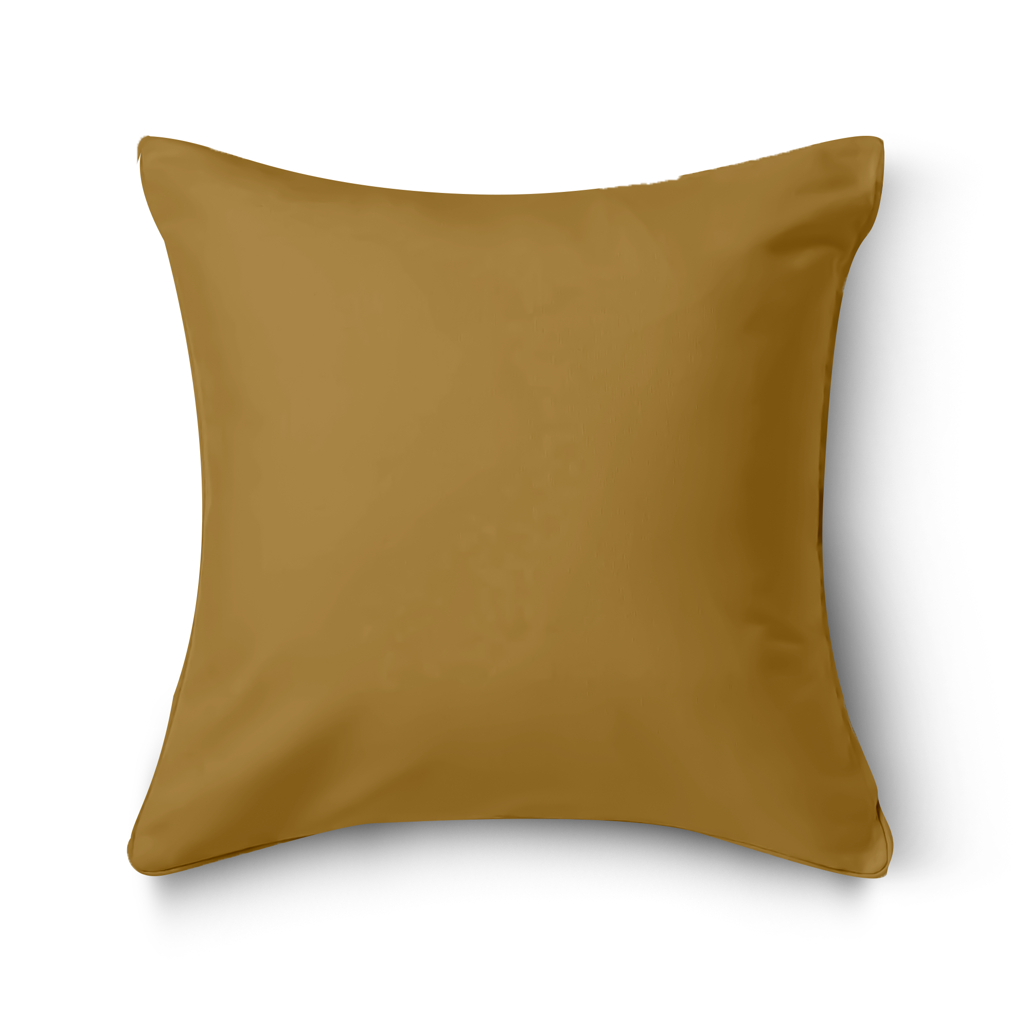 The Linen Company Accessories Standard Mustard Solid Cushion Cover