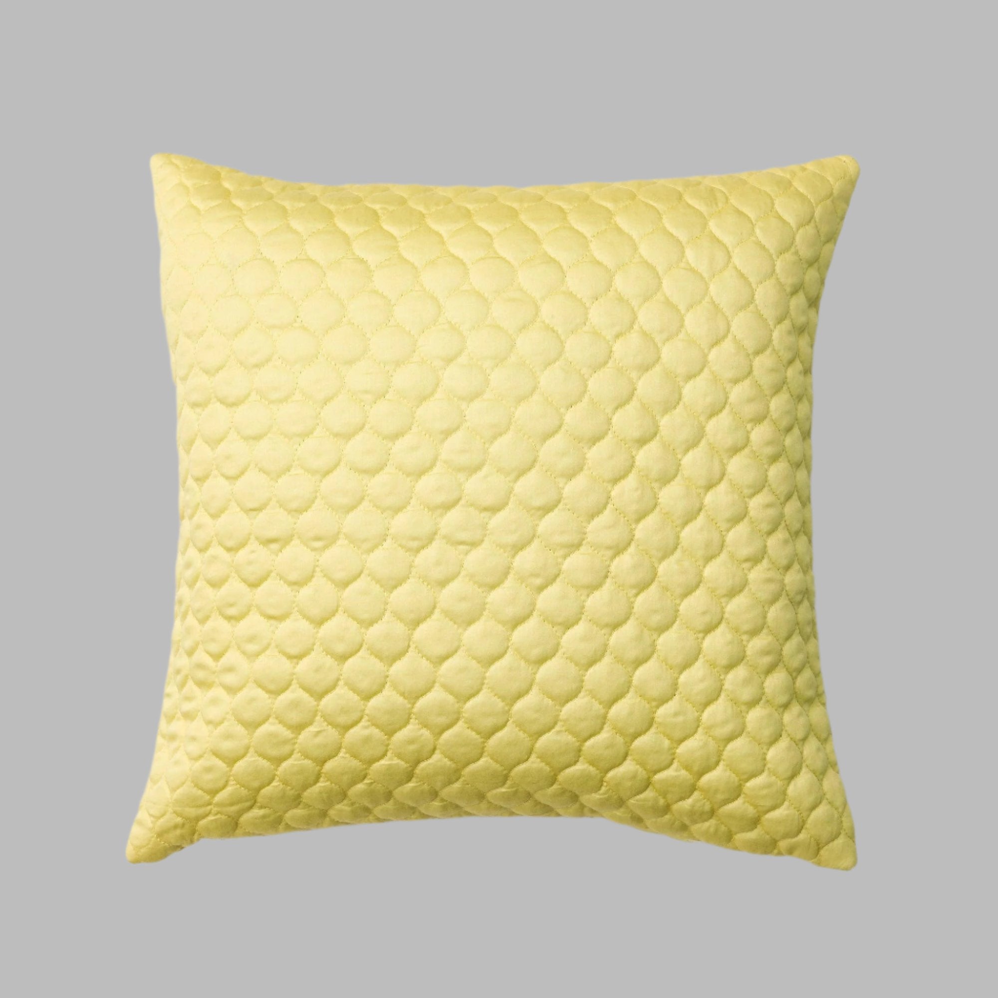 The Linen Company Accessories Standard Pale Banana Solid Cushion Cover