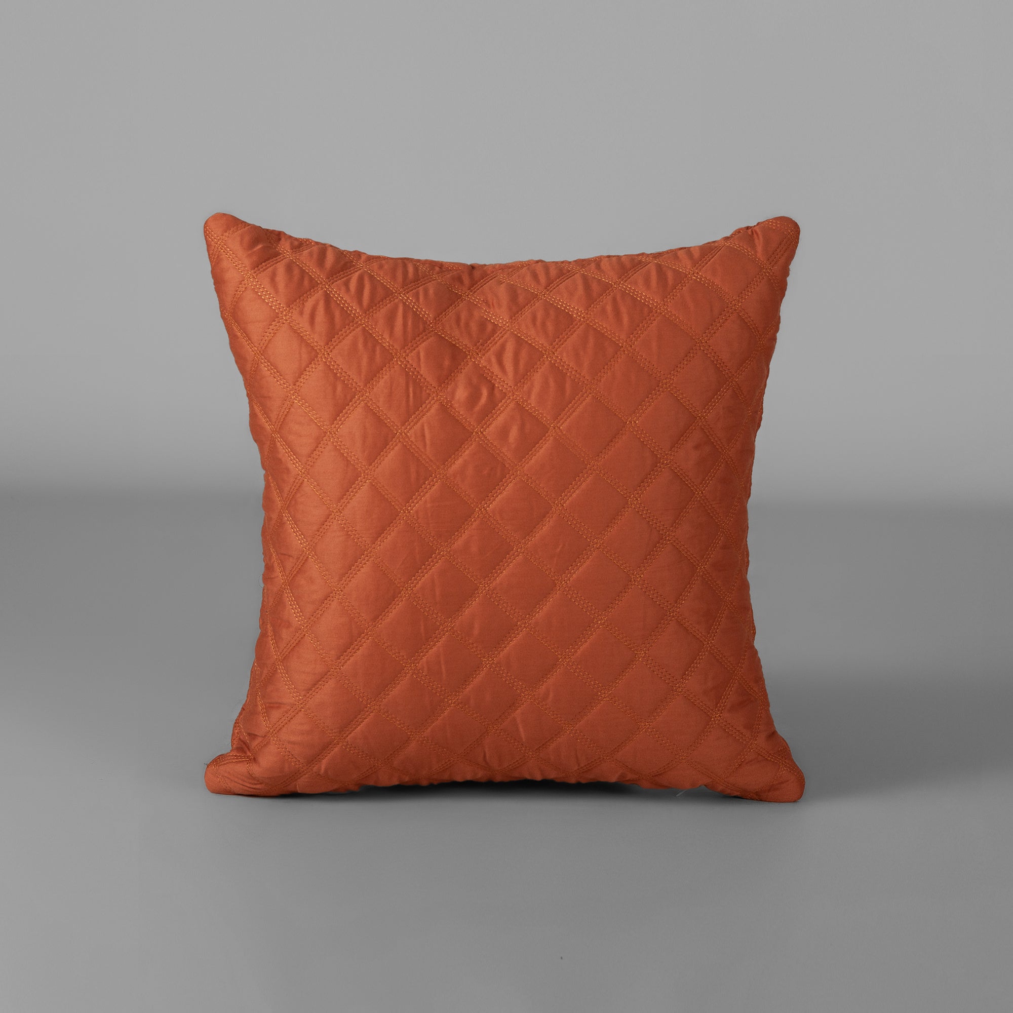 The Linen Company Accessories Standard Potters Clay Quilted Cushion Cover