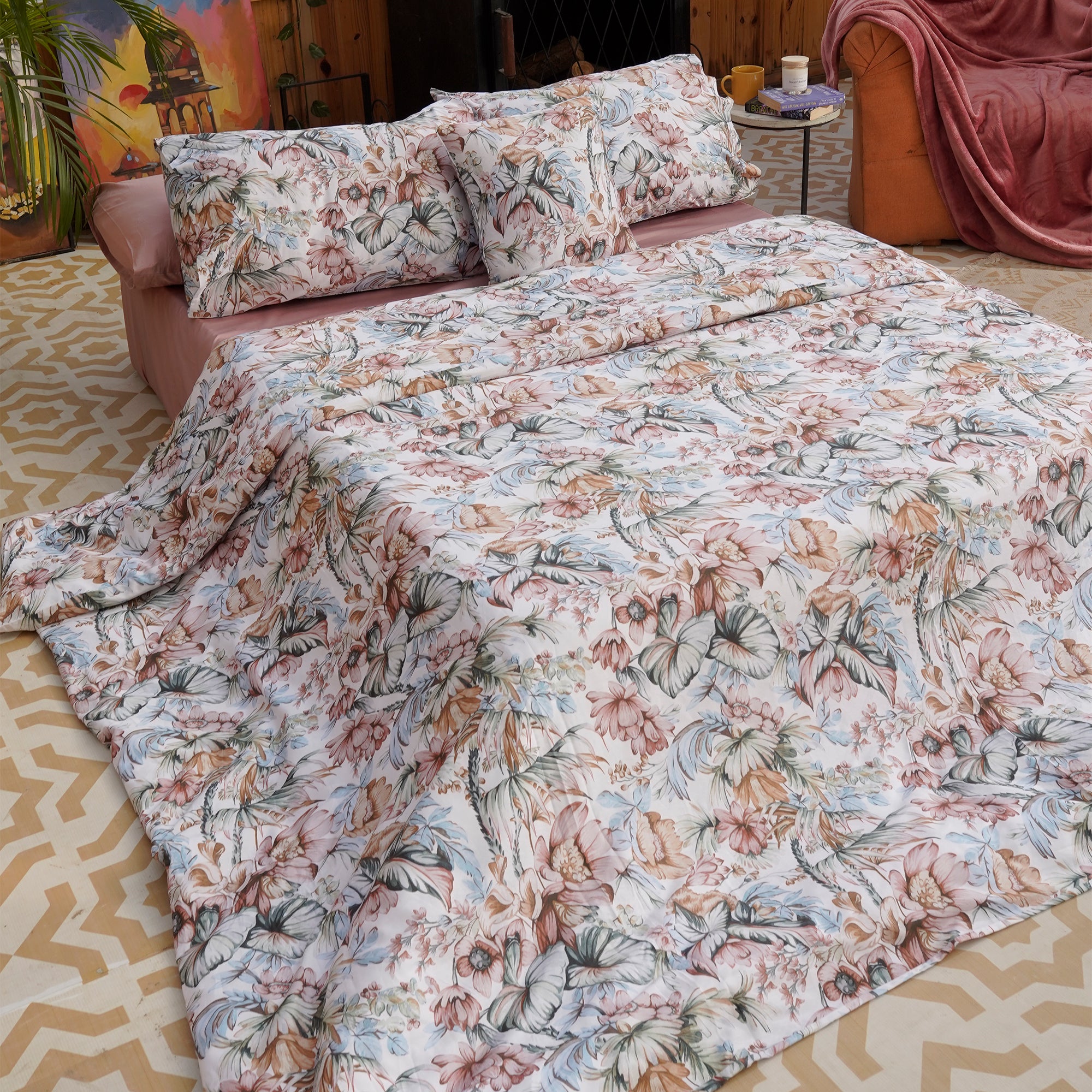 The Linen Company Bedding Aquarelle Duvet Cover Set