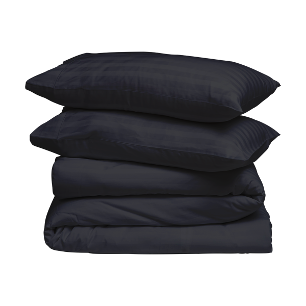 The Linen Company Bedding Black Stripe Duvet cover set Black Stripe Duvet cover set