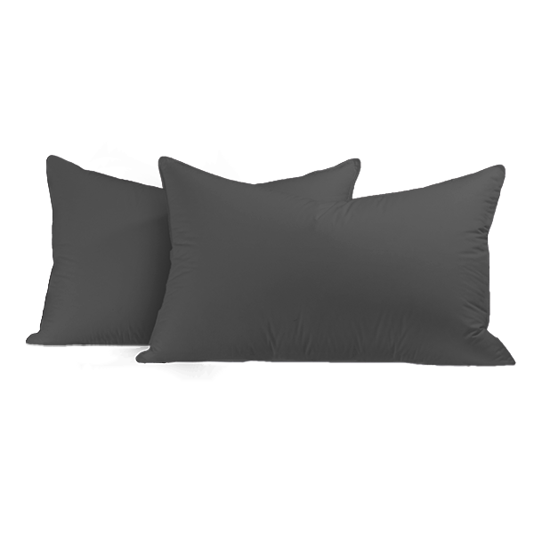 The Linen Company Bedding Charcoal Solid Pillowcases