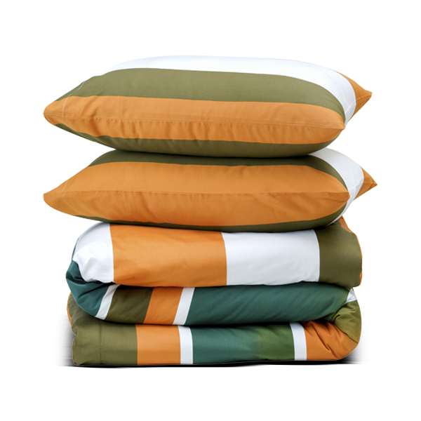The Linen Company Bedding Emerald Sunset Duvet Cover Set