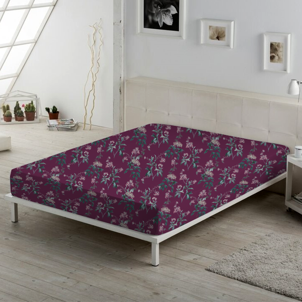 The Linen Company Bedding Fitted Sheet Set / King Sweet Alyssum Bed Sheet Set