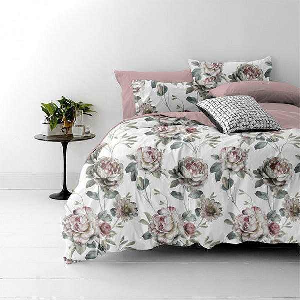 The Linen Company Bedding Flat Sheet Set / King Vintage Garden Bed Sheet Set