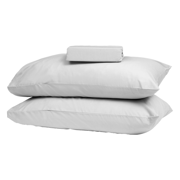 The Linen Company Bedding Flat Sheet Set / Light Grey / Single Tencel Cooling Bed Sheet Set
