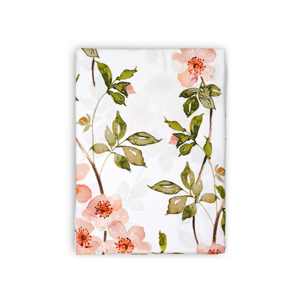 The Linen Company Bedding Flat Sheet Set / Queen Sweet Oleander Bed Sheet Set