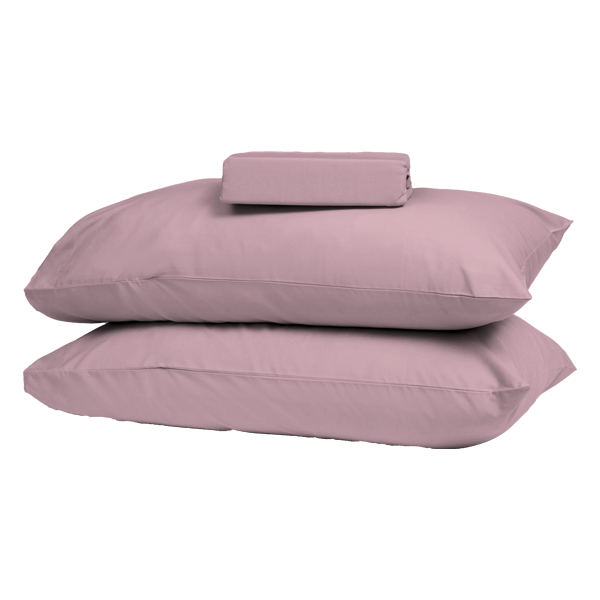 The Linen Company Bedding Flat Sheet Set / Soft Pink / Single Tencel Cooling Bed Sheet Set