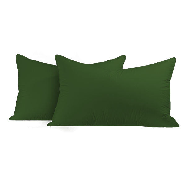 The Linen Company Bedding Green Solid Pillowcases