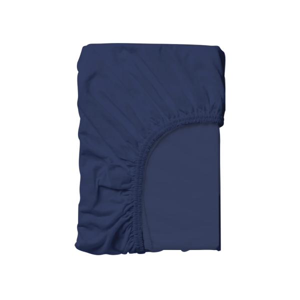 The Linen Company Bedding King Dark Blue Microfiber Fitted Sheet
