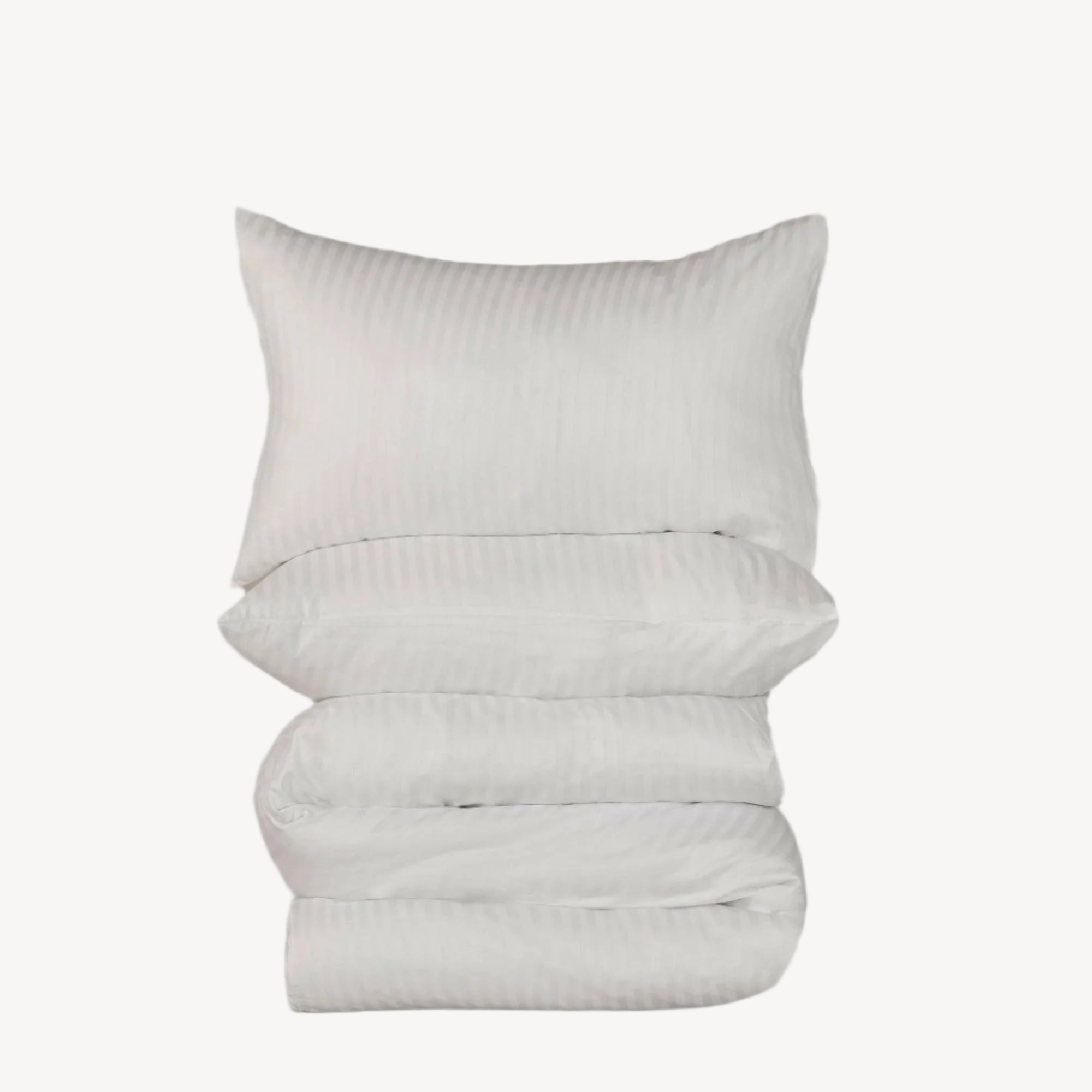 The Linen Company Bedding King Pearl Duvet Cover Set