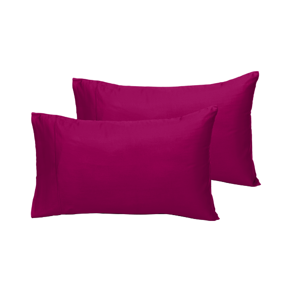 The Linen Company Bedding Magenta Pink Solid Pillowcases Magenta Pink Solid Pillowcases | Bedding | The Linen Company