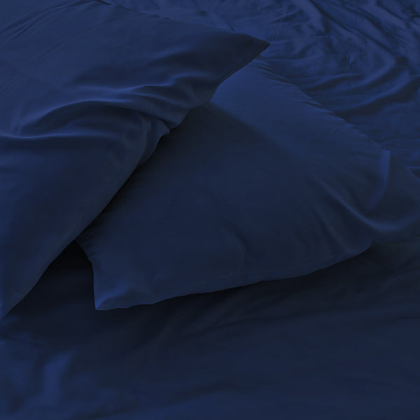The Linen Company Bedding Navy / 30x20 Tencel Cooling Pillowcases