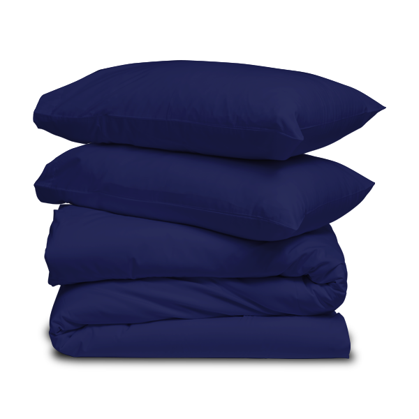 The Linen Company Bedding Navy / Twin Tencel Cooling Duvet Cover Set