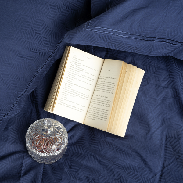 The Linen Company Bedding Night Sky Jacquard T400 Bed Sheet Set