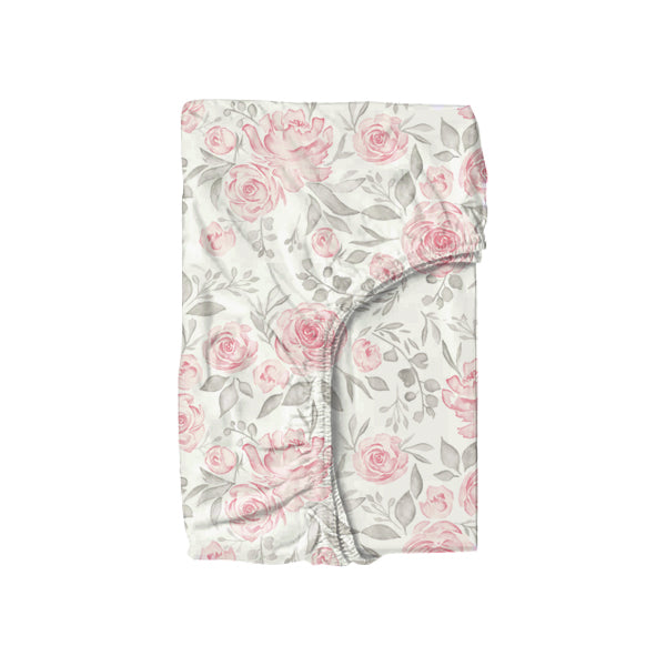 The Linen Company Bedding Pink Rose Bed Sheet Set