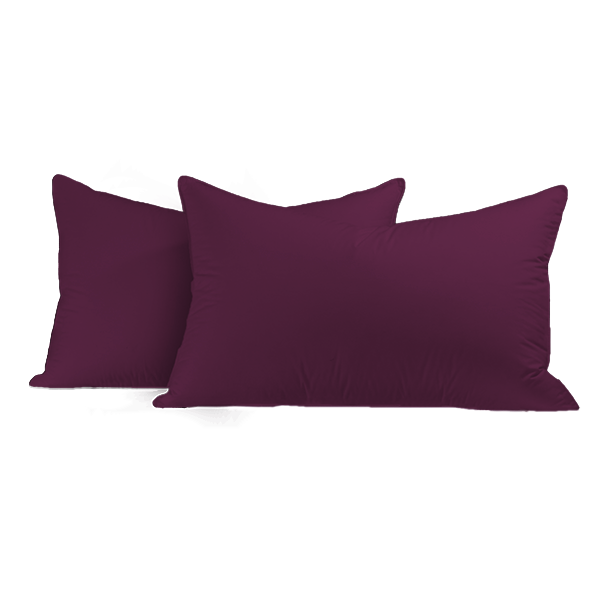 The Linen Company Bedding Plum Solid Pillowcases