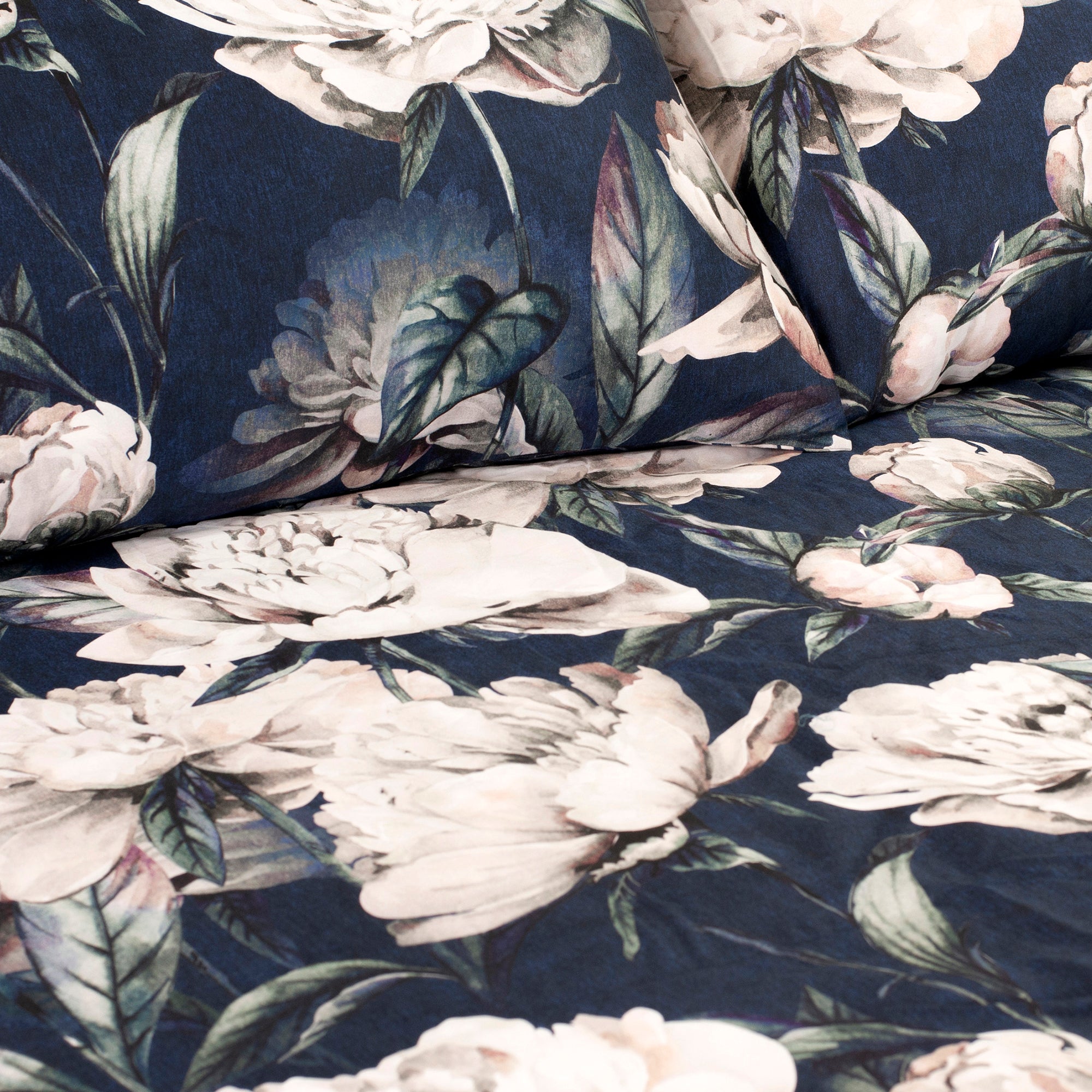 The Linen Company Bedding Queen Night Bloom Duvet Cover Set