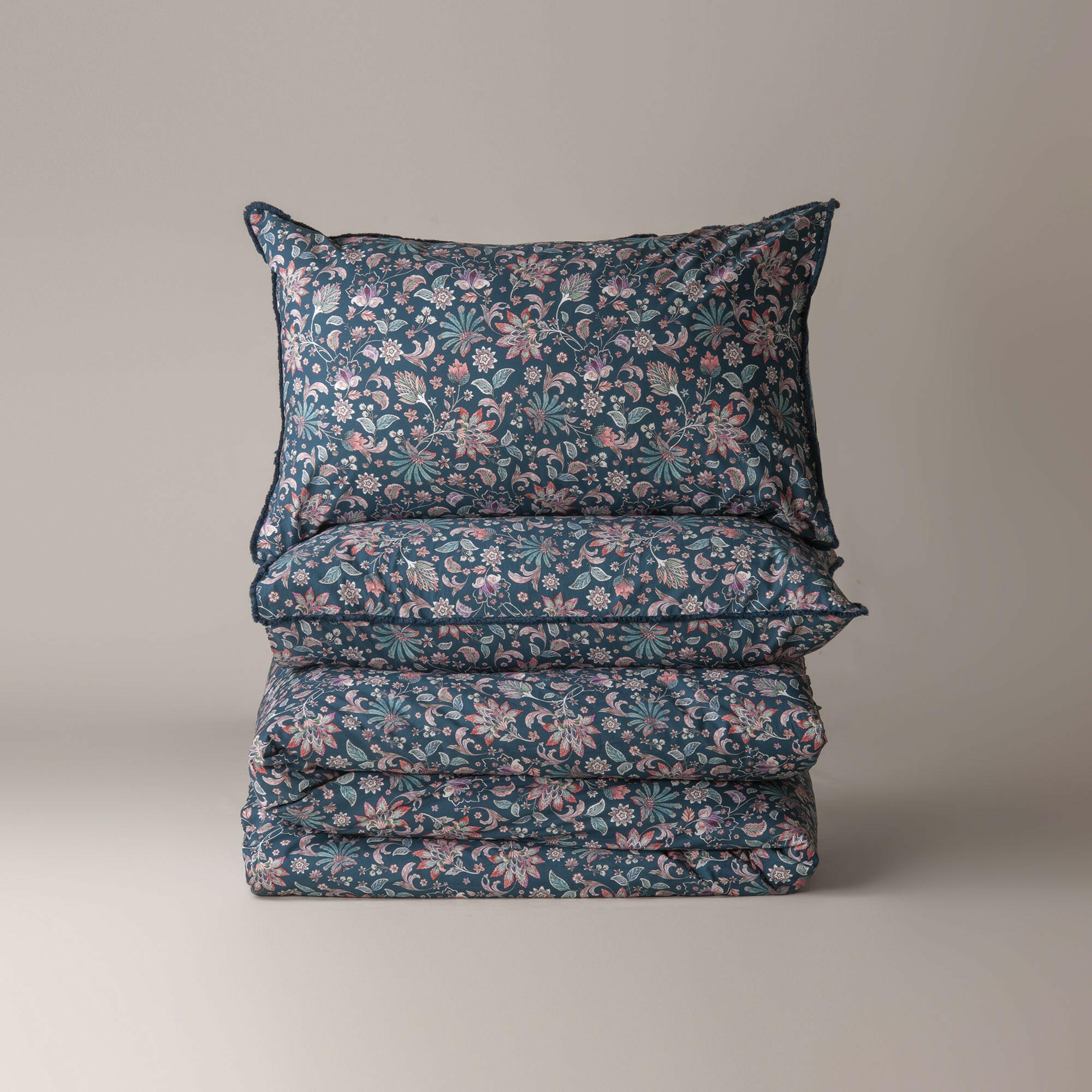 The Linen Company Bedding Romantic Midnight Duvet Cover
