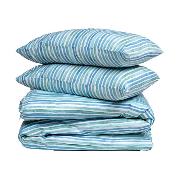 The Linen Company Bedding Sea Stripe Duvet Cover Set