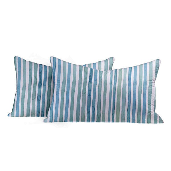The Linen Company Bedding Sea Stripe Pillowcases