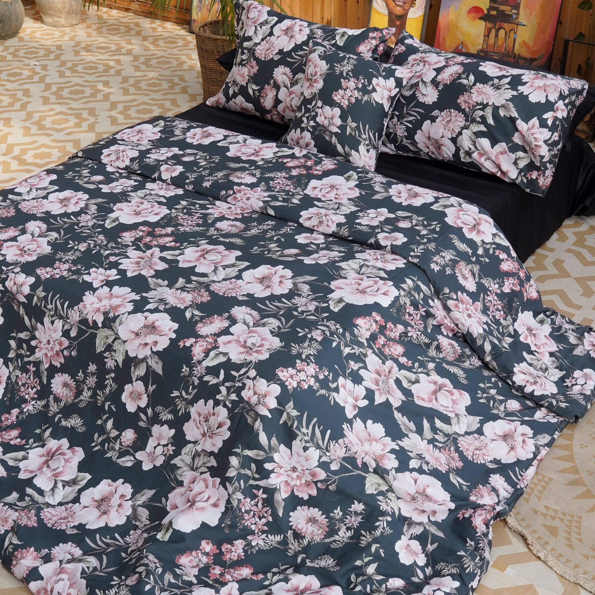 The Linen Company Bedding Shadowscape Duvet Cover Set