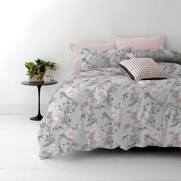 The Linen Company Bedding Single Vintage Flora Duvet Cover Set