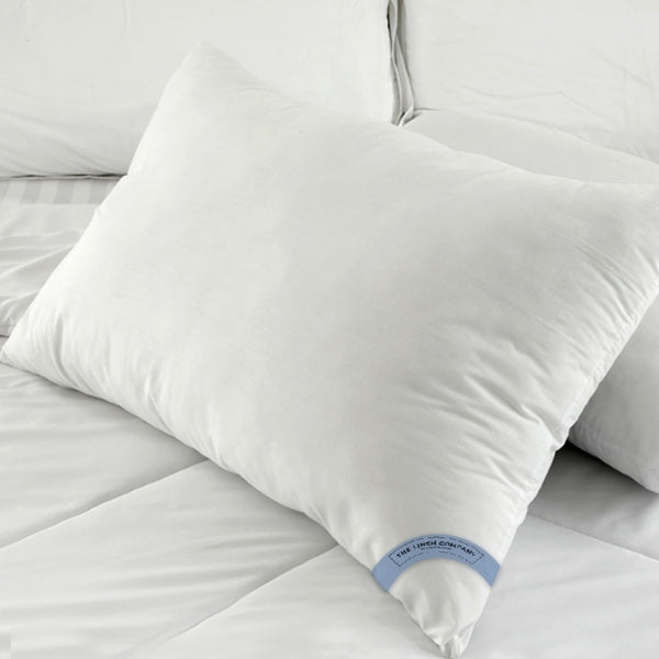 The Linen Company Bedding Standard Ball Fiber Pillow Filling with Microfiber Shell