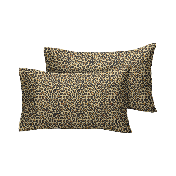 The Linen Company Bedding Standard Cheetah Pillowcases