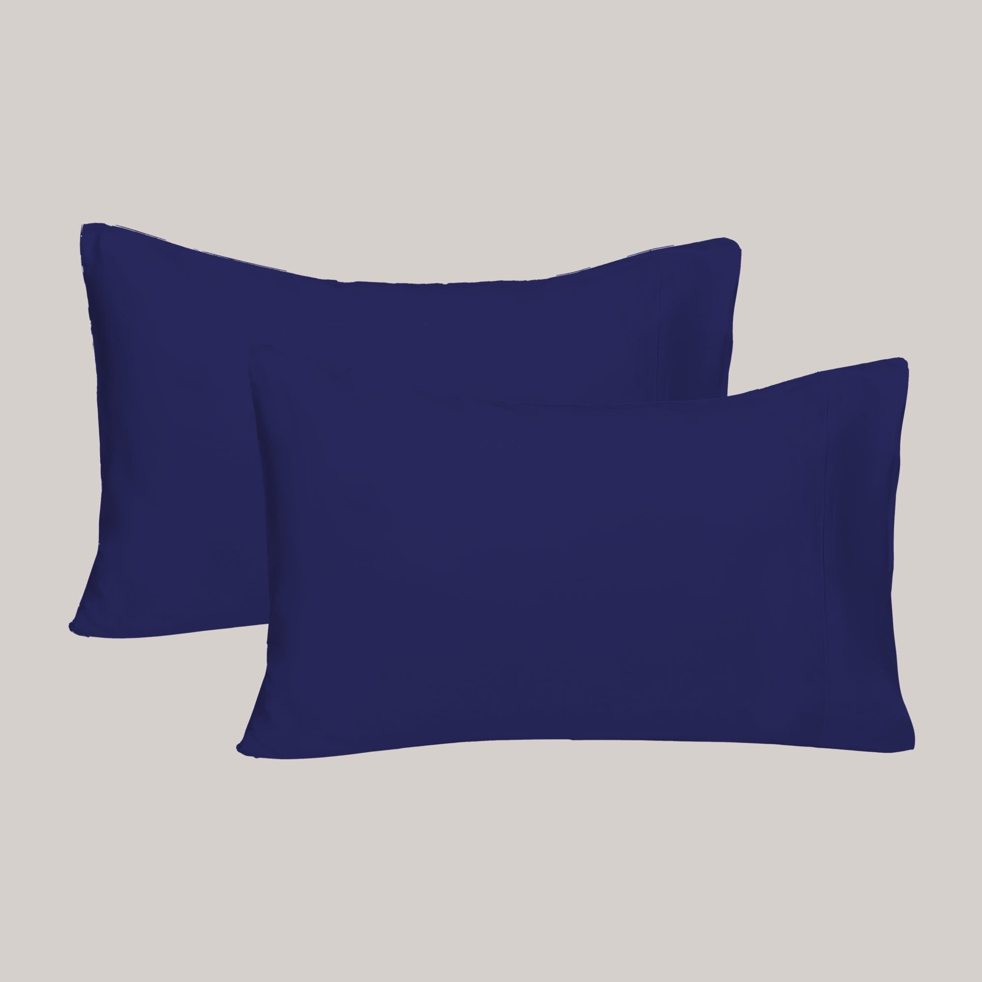 The Linen Company Bedding Standard Fig Solid Microfiber Pillowcases