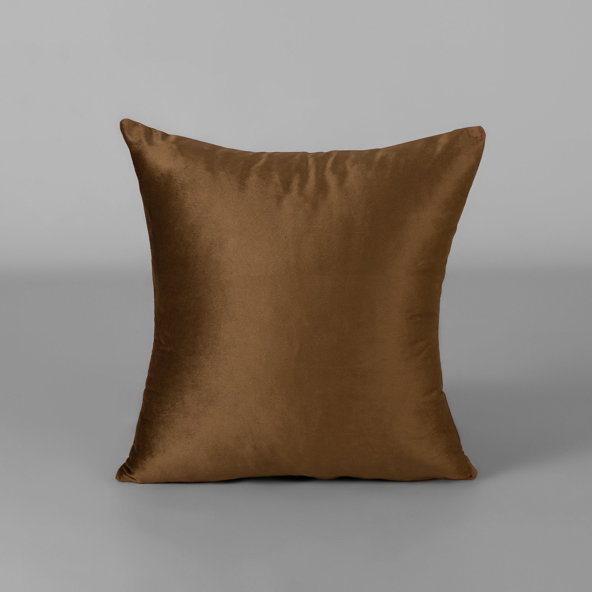 The Linen Company Bedding Standard Walnut Brown Velvet Cushion Cover