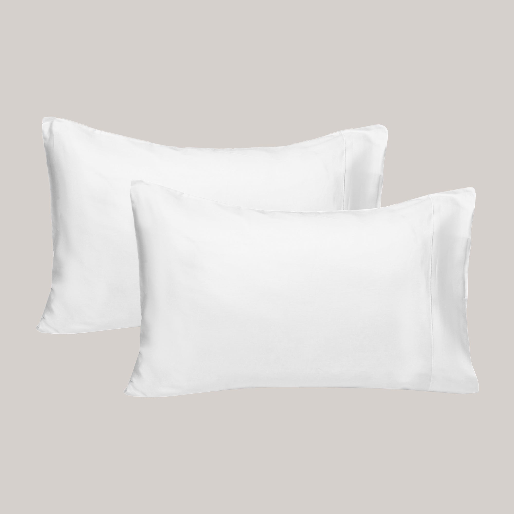 The Linen Company Bedding Standard White Solid Microfiber Pillowcases