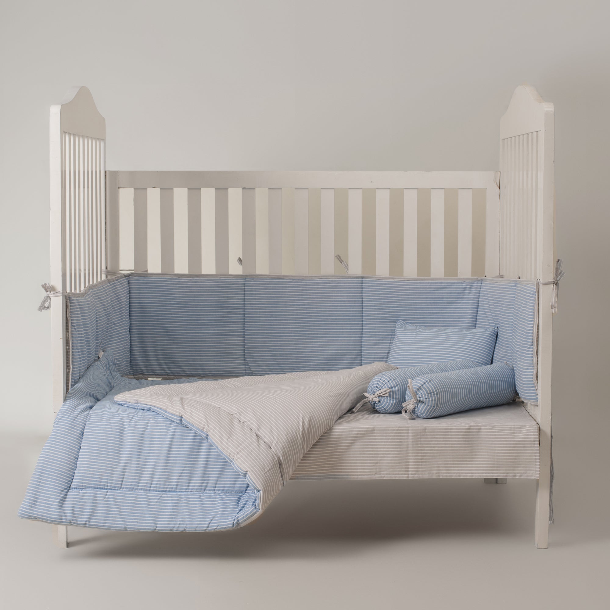 The Linen Company Crib Set Standard Cloud Castle Crib Set Cloud Castle Crib Set | Baby Bedding Set | The Linen Company