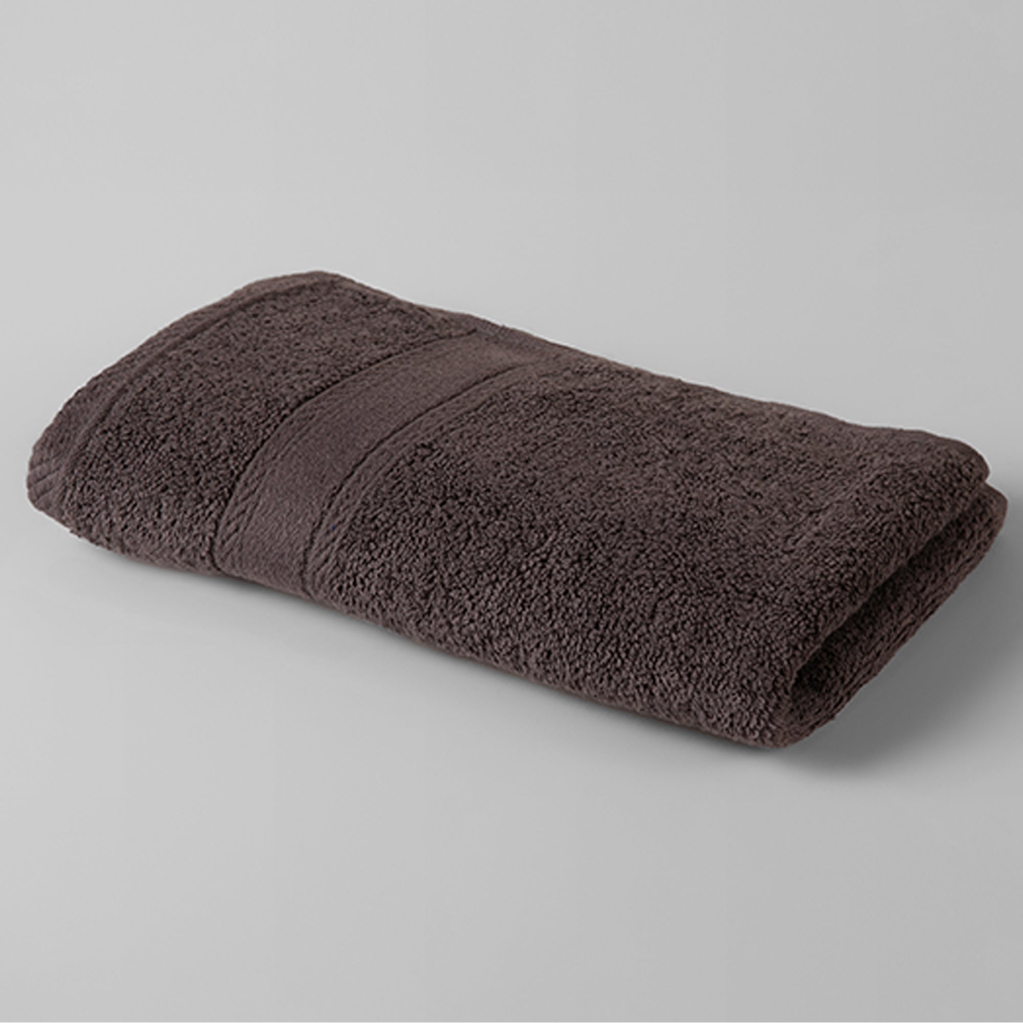 The Linen Company Towel Hand Grey Wide Stripe Mini Hand Towel