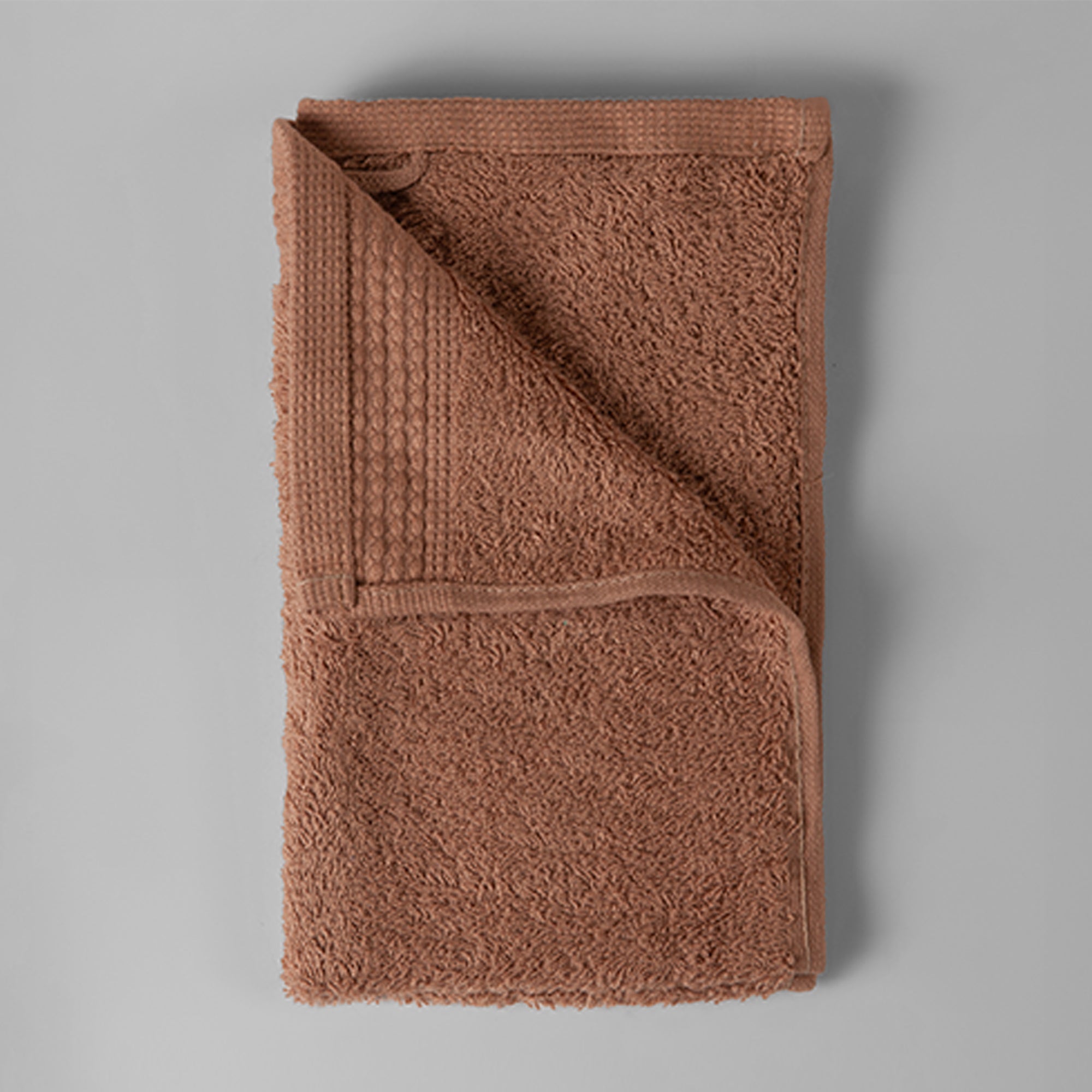 The Linen Company Towel Hand Pink Chain Stitch Mini Hand Towel
