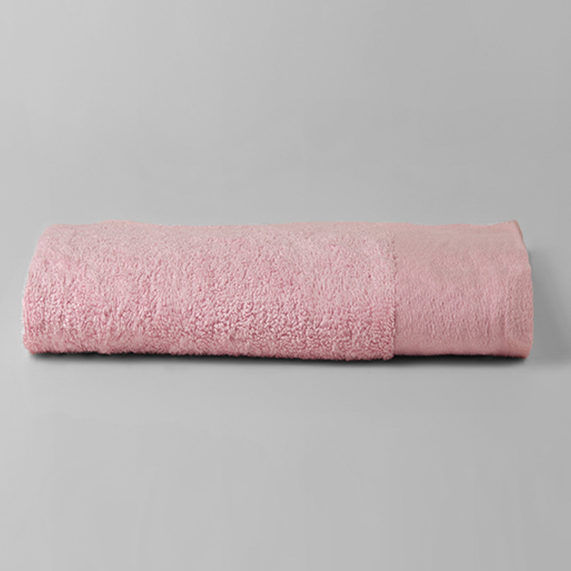 The Linen Company Towel Hand Pink Wide Border Hand Towel