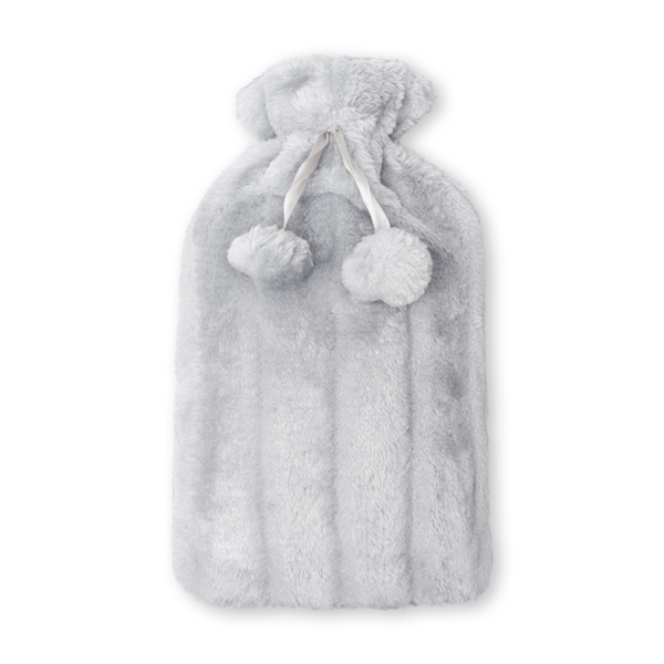 The Linen Company Accessories 2 Litre Grey Hot Water Bottle