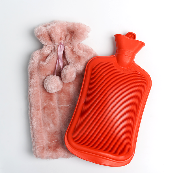 The Linen Company Accessories 2 Litre Rose Pink Hot Water Bottle